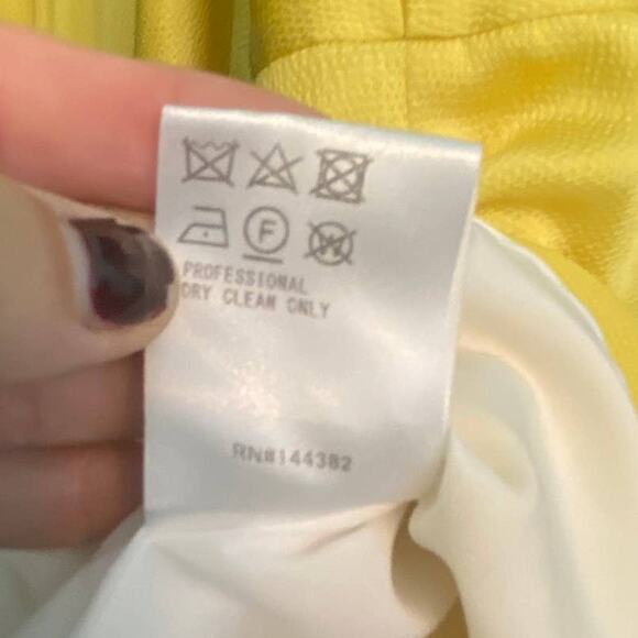 NWOT Adeam Yellow Ruffled Corset MIDI Skirt $795 marked Size 0, Fits Size 2 - Picture 8 of 10